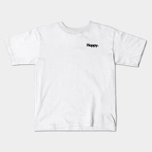 Happy joy  single word minimalist T-Shirt Kids T-Shirt